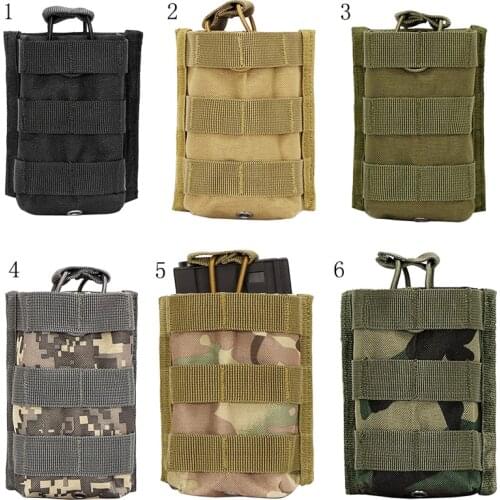 Hunting molle Pouch Pure Colors Magazine Pouches Outdoor Tactical Walkie Talkie Bags Molle Rifle Outdoor Mag Pocket