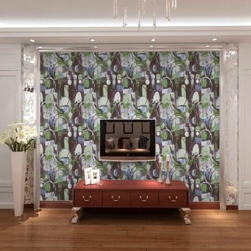 De Papel Pare American Colorful Ink Painting Wall Papers Home Decor Wallpaper Roll Living Room Bedroom Deco Mural Papier Peint