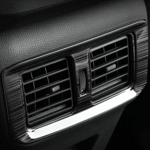 BJMYCYY Stainless steel decorative frame for the air conditioner outlet in the rear of the car for toyota rav4 xa50 2019 2020