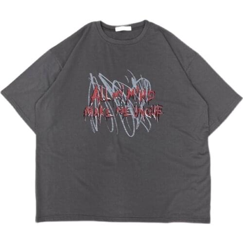 Cheap wholesale 2021 women fashion clothing New Summer Hot selling goth woman tshirts lady beautiful nice graphic teeAy1231