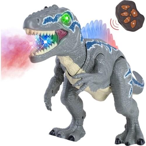 RC Dinosaur Tyrannosaurus Rex Animal Remote control Sounds Dinobot Electric Walking Animals Toy Music Light Spray Toys