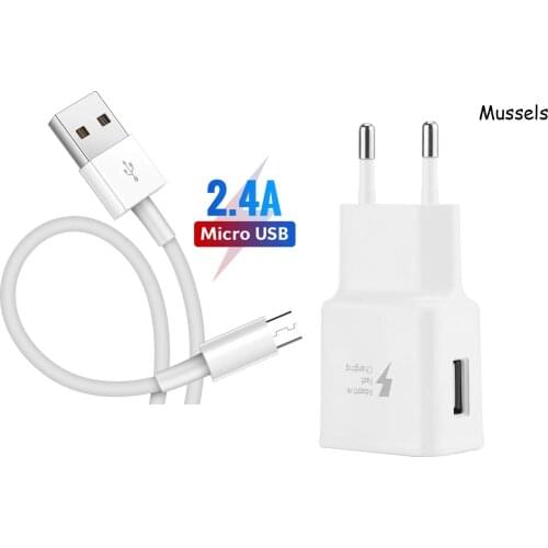 5V 2.4A EU Travel Charger Adapter For Leagoo Venture 1/M5/Z5 LTE/Z1/Shark 1/Elite Y/Alfa 2 M-Horse Pure 3 2 1 Micro USB Cable