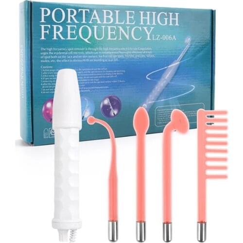 High Frequency Electrode Wand Electrotherapy Glass Tube Beauty Device Acne Spot Remover Facial Skin Care Spa 110V-240V