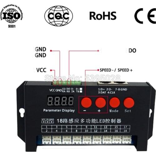 LED Strip Control Induction Article Water Effect Stairs Humanb Body Induction for Addressable Led Strip Ws2811