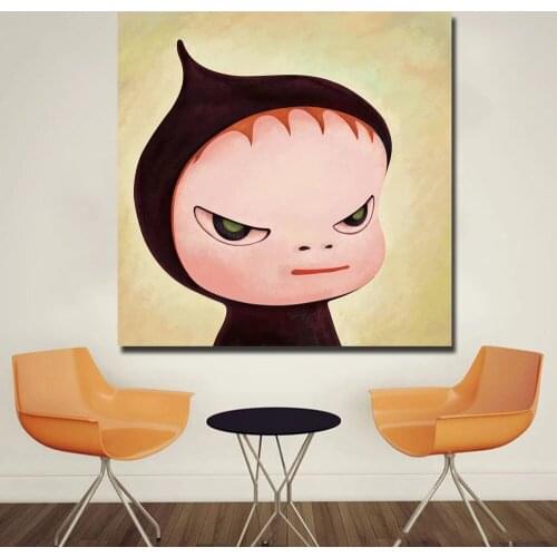 Cartoon Painting Yoshitomo Nara Sleepwalking Dolls Canvas Painting Poster Picture Wall Art for Baby Room Home Decor Cuadros
