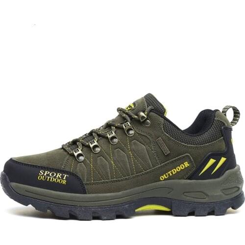 Mens Outdoor Hiking Shoes Waterproof Non-Slip Trekking Sneakers Women Durable Breathable Climbing Unisex Tactical Sneakers