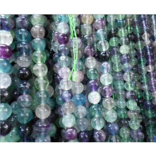 Hot sale 4/6/8/10mm Natural Mixed Colors Beads Strand 15"/Diy Bracelet Necklace For Jewelry Making