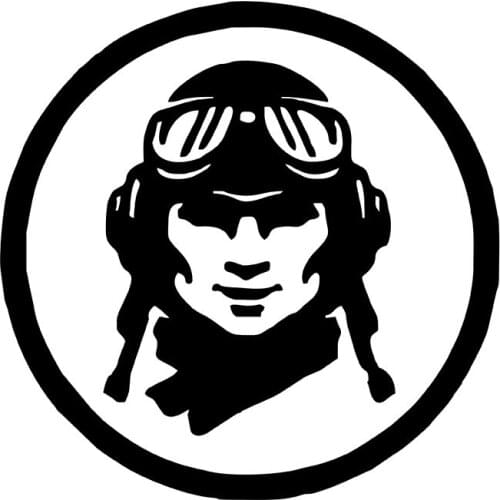 MIGNATIS - Hürkuş Vecihi First Flying English Sticker Adhesive Mural Art Decal For Car Window Loptop Decoration Vinyl Stickers W