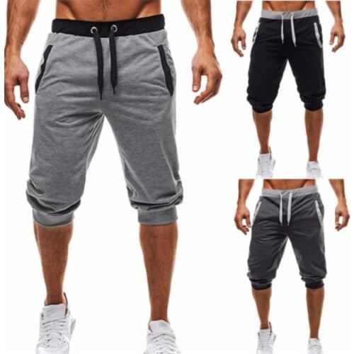 2021 Shorts Men Casual Joggers Sweatpants Shorts 3/4 Trousers Short Fitness Clothing Bodybuilding Men Shorts Summer Men Clothin