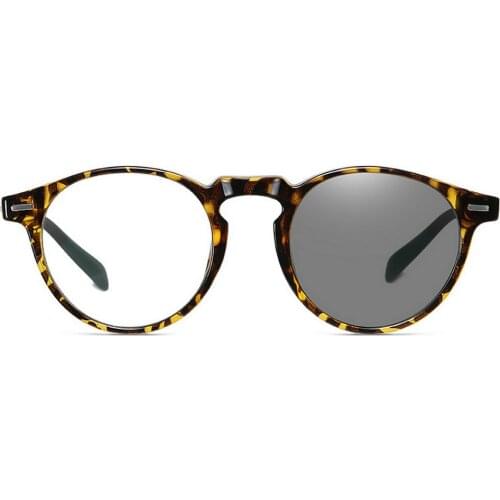 Outdoor Photochromic Multifocal Reading Glasses female Round Progressive Bifocal Presbyopic Glasses For Men Women UV400 NX