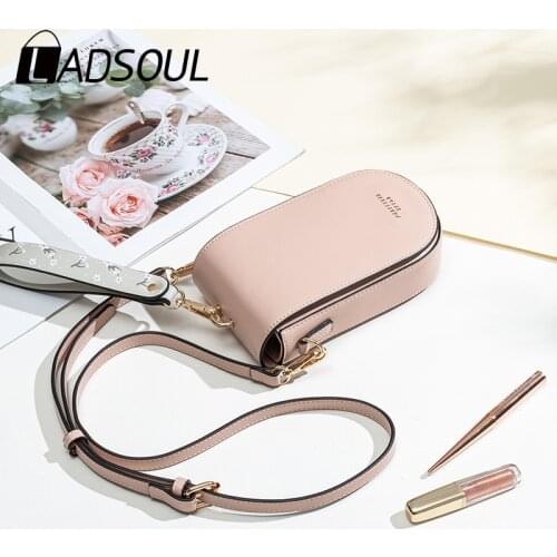 Ladsoul New Women Mini Bags Purse Multiple Card Slots Cell Phone Bag Shoulder Bag Handbag Fashion Small Crossbody PU Leather