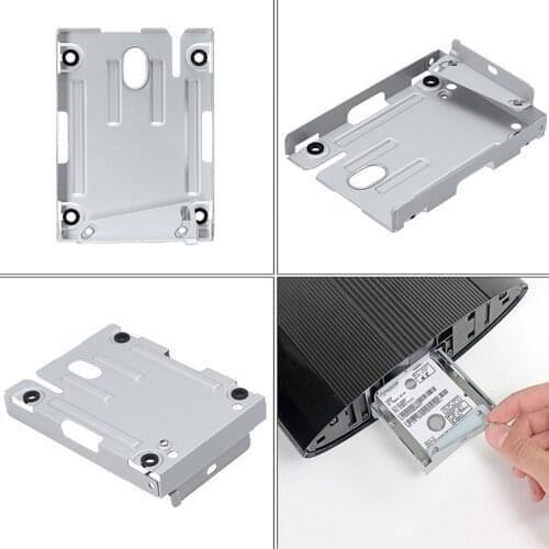 Built-in Hard Disk Drive bays Base Tray HDD Mounting Bracket Support With Screws for Playstation 3 PS3 Slim 4000