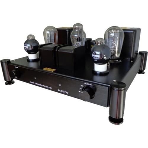 Tube fever before class HIFI amplifier 5Hz-150KHz + 0dB -1dB, gain 19dB distortion ≤0.3%, input sensitivity 1000mv