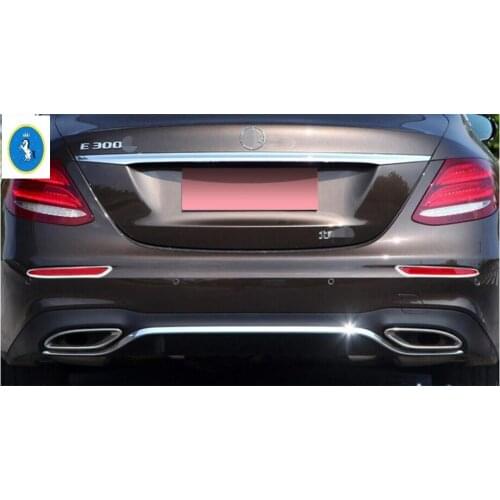Yimaautotrims Auto Accessory Rear Fog Lights Lamp Cover Trim Fit For Mercedes Benz E Class W213 E260 E300 Sport 2016 - 2019 ABS