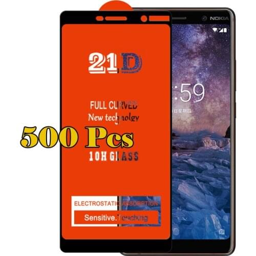 500pcs 21D Tempered Glass Full Glue Coverage Film Guard Screen Protector For Samsung Galaxy M02 M02S M12 M22 M32 5G M42 NFC M62