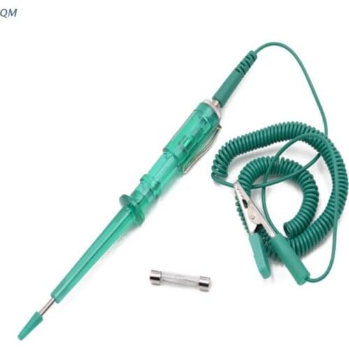 Green DC 6V-12V-24 Volts Voltage Gauge Test Pencil Detector Car Circuit Tester 13MF