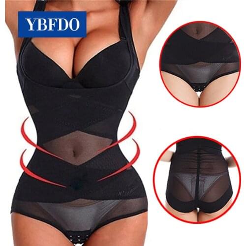 YBFDO 2021 Women Body Shaper Post Natal Postpartum Shapewear Slimming Underwear Bodysuits Waist Corset Push Up Vest Tummy Corset