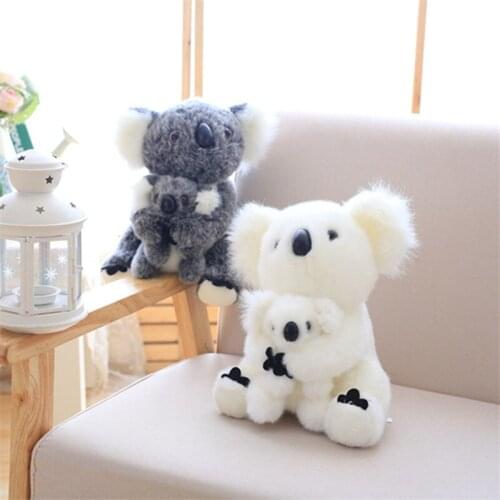 2020 Hot Doll Dropshipping Cartoon Koala with baby plush kawaii koala animal birthday gifts for children home decoration dolls