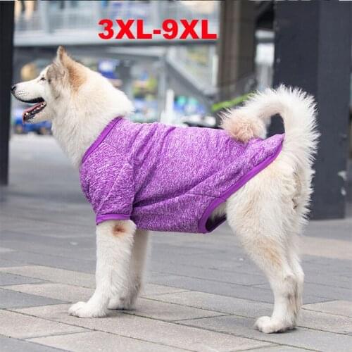 3XL-9XL Dog Clothes for Large Dogs Coat Jacket Pet Clothing Large Dogs Clothes Pug Dog Sweatshirt Big Dogs Costume Pet Jumpsuits