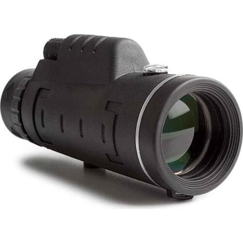 40x60 Dual Focus Monocular Telescope Camping Telescope HD Hunting Optical Telescope Night Vision Smart Phone For Hunting Black