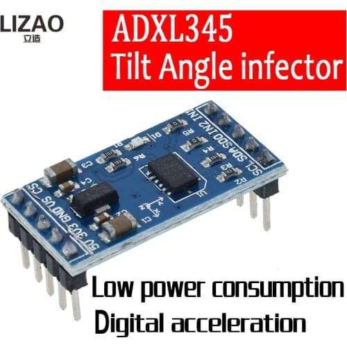 ADXL345 3-axis IIC / SPI Digital Gravity Sensor Acceleration Module Tilt Sensor For Arduino Free Shipping Dropshipping