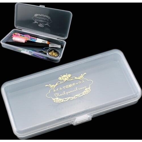 Storage Box Acrylic Multipurpose Display Box Makeup Clear Holder Supplies Container Brush Pen Scissors Placed Nail Art Tools