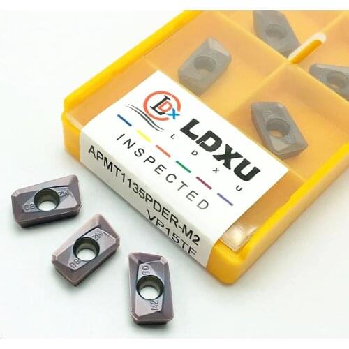 APMT1135 M2 VP15TF APMT1135 M2 high quality turning tool carbide insert CNC lathe tool milling insert APMT 1135 cutting tool