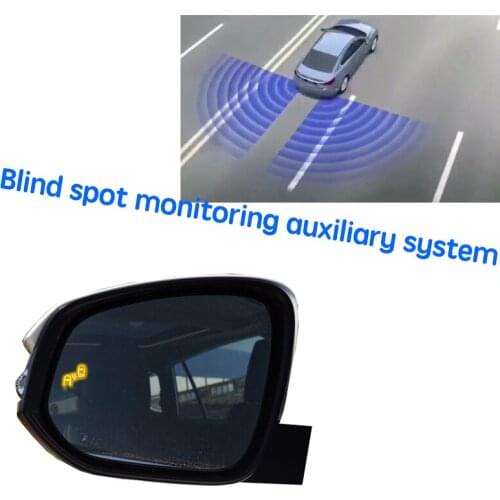 Car BSD BSM BSA Blind Area Spot Warning Drive Mirror Rear Radar Detection System For TOYOTA RAV4 XA40 2012~2018