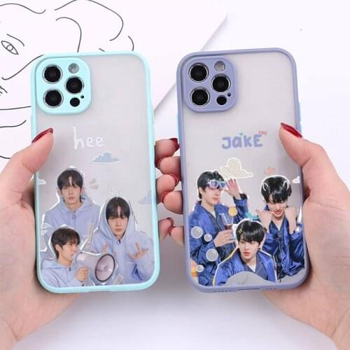 Enhypen kpop Phone Case Matte Shockproof Phone Case For iPhone 12 11 Pro XS Max XR X 8 7 Plus Camera Protection Bumper cover