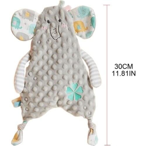 Baby Soother Appease Towel Cute Animal Doll Teether Infants Comfort Sleeping Nursing Cuddling Toys