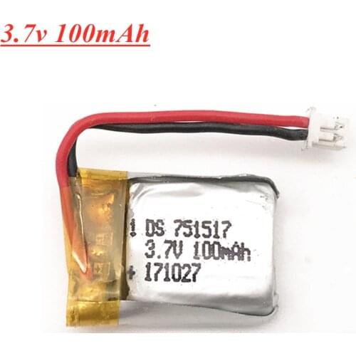 3.7V 100mAh Lipo Battery For Cheerson CX-10 CX10 CX12 JJ820 V646 V676 JJ810 RC Quadcopter Spare Parts