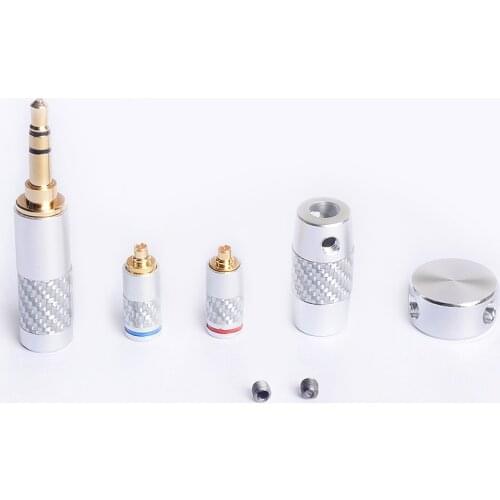 OKCSC DIY Earphone Accessories Set 3.5mm Jack MMCX Connector Headphone Splitter for Sony XBA-Z5/Ultrazone IQ/SE535/W60