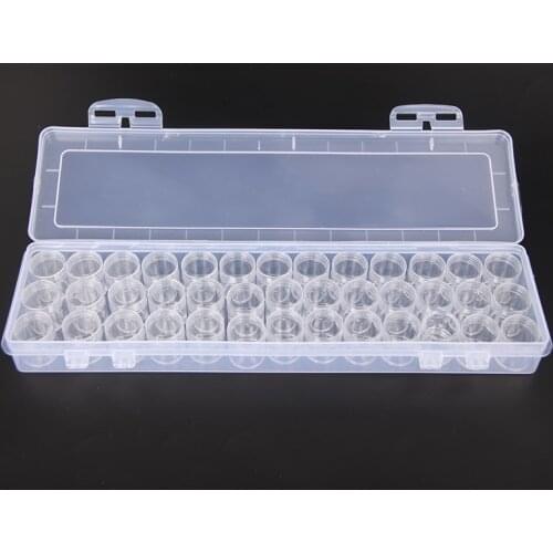 New 39 Bottles Diamond Painting Tools Accessories Storage Box Beads Container Diamond Embroidery Stone Mosaic Convenience Box