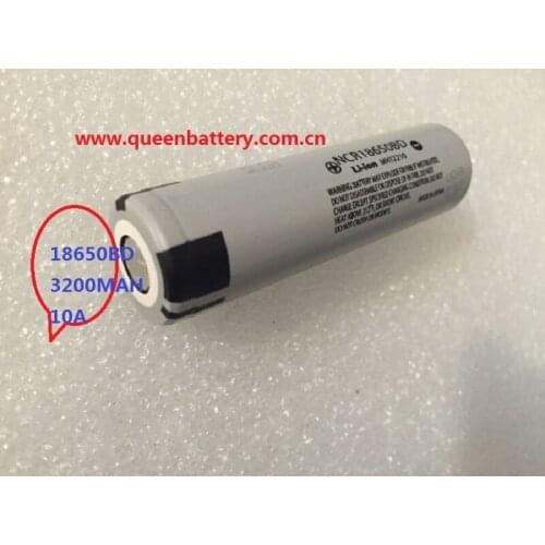 QBCDEK20pcs/lot fast shipping toRussia)100% New Original NCR18650BD NCR18650BD 3200 mah 10A 3.7V for rechargeable battery cell