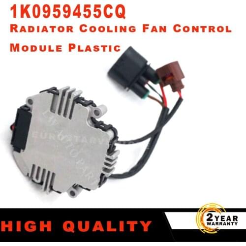 Universal Car Radiator Cooling Fan Control Module Plastic for VW GTI Golf Jetta for AUDI A3 3C0959455F 1TD959455 1K0959455DT