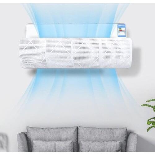 Universal Hollow Anti Direct Blowing Air Condition Wind Deflector Baffle Shield Adjustable Air Conditioner Cover Windshield