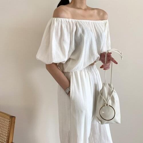 2 Piece Sets Womens Outfits Spring Blouse Women Shirt Long Sleeve High Waist Pants Wide Leg Womens Trousers Two Piece Set Office