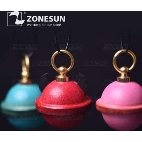 ZONESUN Plastic DIY Leather Bell Shaped Mold Handcraft Tools Molding Leather Punching Die Cuts Leathercraft Tool Sets