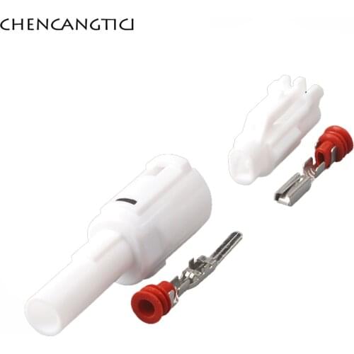 5 Sets 1 Pin Way Sumitomo Super Seal Auto Waterproof Electronic Connecor Fuel Injector Housing Socket Plug 6180-1181 6187-1171