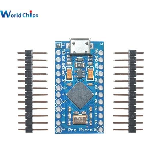 5PCS USB ATmega32U4 Pro Micro 5V 16MHz Module For Arduino ATMega 32U4 Controller Pro-Micro Replace Pro Mini With Pins