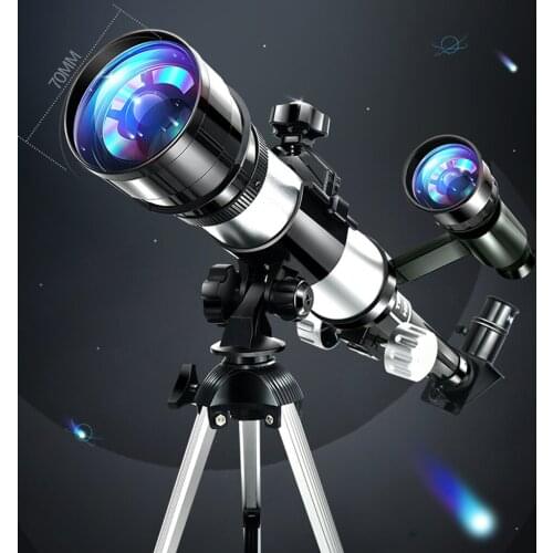 70mm Astronomical Reflector Telescope Kit for Adult Children No-tool Set Up