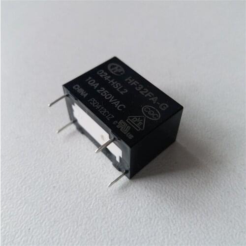 8pcs Relay HF32FA-G-005-HSL2 HF32FA-G-012-HSL2 HF32FA-G-024-HSL2 250V 10A relay 4 pin relay 5V/12V/24VDC relay Sensitive