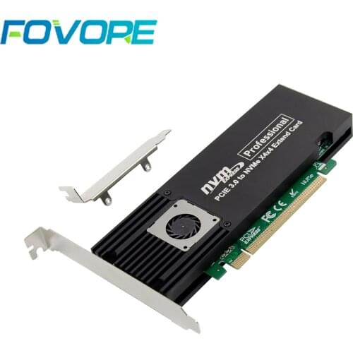 NVME SSD M2 PCIe adapter PCI e x16 ASM2824 to 4 port M2 NVMe SSD Adapter expansion card Quad m key nvme to PCI-e converter