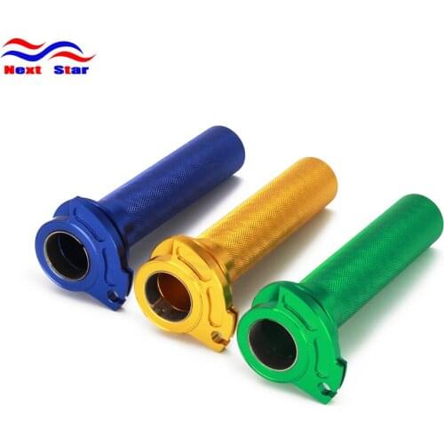 Motorcycle CNC Colorful Alloy Twist Throttle Tube For YAMAHA YZ125 YZ250 96-14 SUZUKI RM 125 250 95-05 KAWASAKI KX 125 250 92-05