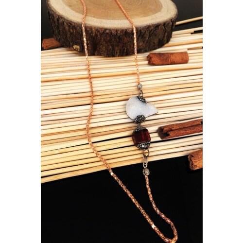 Dr Stone Natural Stone handmade quartz Stone women Necklace KTDR2 439746966