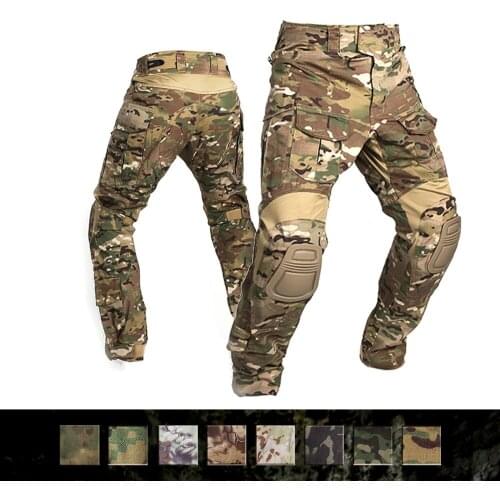 EMERSON Combat G3 Pants Airsoft Military Tactical bdu Trousers with Knee Pad
