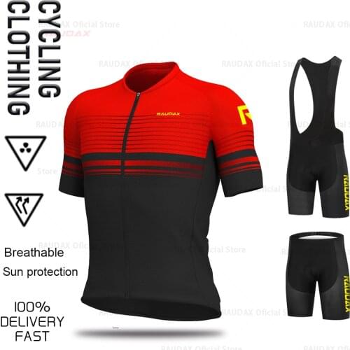 Summer Cycling Jersey Set Eam Bike Sunprofe Shorts Suit Mtb Bicycle Clothing Fitness Ropa Ciclismo Hombre