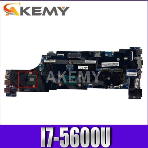 For Lenovo ThinkPad T550 W550S Notebook Motherboard with CPU i7 5600U SR23V DDR3 100% Fully Tested