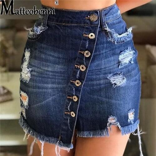 Женские юбки джинсовые Matteobenni China At AliExpress