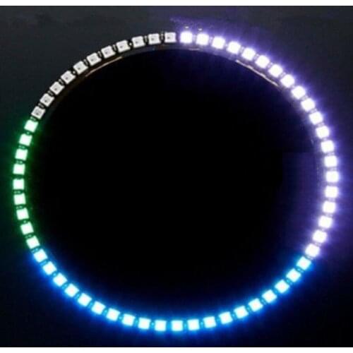 Ring Wall Clock 60 X Ultra Bright WS2812 5050 RGB LED Lamp Panel For Arduino